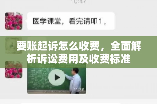 要账起诉怎么收费，全面解析诉讼费用及收费标准