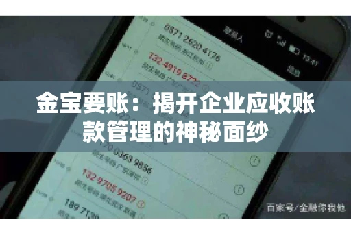 金宝要账：揭开企业应收账款管理的神秘面纱