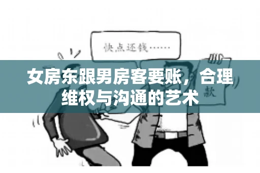 女房东跟男房客要账，合理维权与沟通的艺术